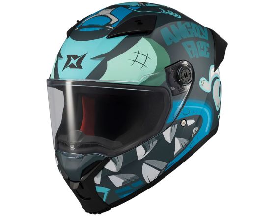 ΚΡΑΝΟΣ ΜΗΧΑΝΗΣ AXXIS - Fenix 22.06 Angry Face C7 black/blue mat ΚΡΑΝΟΣ ΜΗΧΑΝΗΣ AXXIS - Fenix 22.06 Angry Face C7 black/blue mat