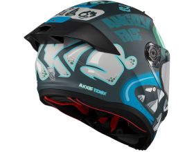 ΚΡΑΝΟΣ ΜΗΧΑΝΗΣ AXXIS - Fenix 22.06 Angry Face C7 black/blue mat -  ΚΡΑΝΟΣ ΜΗΧΑΝΗΣ AXXIS - Fenix 22.06 Angry Face C7 black/blue mat -