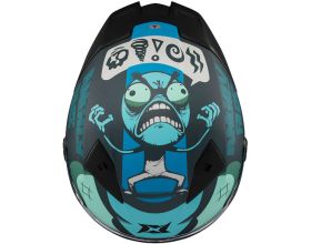 ΚΡΑΝΟΣ ΜΗΧΑΝΗΣ AXXIS - Fenix 22.06 Angry Face C7 black/blue mat -  ΚΡΑΝΟΣ ΜΗΧΑΝΗΣ AXXIS - Fenix 22.06 Angry Face C7 black/blue mat -