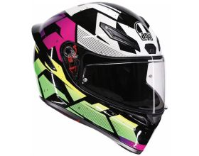 ΚΡΑΝΟΣ ΜΗΧΑΝΗΣ AGV - K1 S E2206 Punkpulse black/purple/lime ΚΡΑΝΟΣ ΜΗΧΑΝΗΣ AGV - K1 S E2206 Punkpulse black/purple/lime