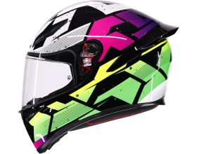 ΚΡΑΝΟΣ ΜΗΧΑΝΗΣ AGV - K1 S E2206 Punkpulse black/purple/lime - 