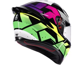 ΚΡΑΝΟΣ ΜΗΧΑΝΗΣ AGV - K1 S E2206 Punkpulse black/purple/lime - 
