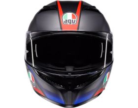 ΚΡΑΝΟΣ ΜΗΧΑΝΗΣ AGV - K3 E2206 MPLK Striga mat black/blue/red -  ΚΡΑΝΟΣ ΜΗΧΑΝΗΣ AGV - K3 E2206 MPLK Striga mat black/blue/red -