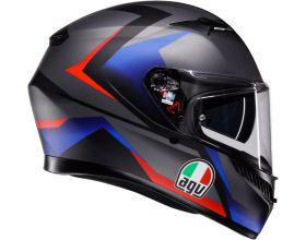 ΚΡΑΝΟΣ ΜΗΧΑΝΗΣ AGV - K3 E2206 MPLK Striga mat black/blue/red -  ΚΡΑΝΟΣ ΜΗΧΑΝΗΣ AGV - K3 E2206 MPLK Striga mat black/blue/red -