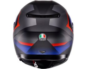 ΚΡΑΝΟΣ ΜΗΧΑΝΗΣ AGV - K3 E2206 MPLK Striga mat black/blue/red -  ΚΡΑΝΟΣ ΜΗΧΑΝΗΣ AGV - K3 E2206 MPLK Striga mat black/blue/red -