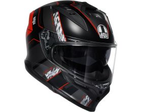 ΚΡΑΝΟΣ ΜΗΧΑΝΗΣ AGV - K7 MPLK E22.06 Kyber mat black/red ΚΡΑΝΟΣ ΜΗΧΑΝΗΣ AGV - K7 MPLK E22.06 Kyber mat black/red