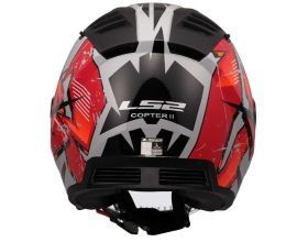 ΚΡΑΝΟΣ ΜΗΧΑΝΗΣ LS2 - Copter II OF600 22.06 Kanji light grey/red -  ΚΡΑΝΟΣ ΜΗΧΑΝΗΣ LS2 - Copter II OF600 22.06 Kanji light grey/red -