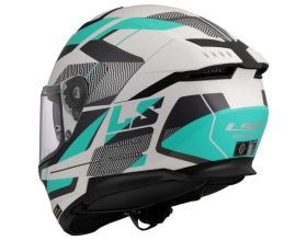 ΚΡΑΝΟΣ ΜΗΧΑΝΗΣ LS2 - FF808 Stream II Road mat cyan/light grey -  ΚΡΑΝΟΣ ΜΗΧΑΝΗΣ LS2 - FF808 Stream II Road mat cyan/light grey -