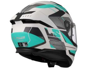 ΚΡΑΝΟΣ ΜΗΧΑΝΗΣ LS2 - FF808 Stream II Road mat cyan/light grey -  ΚΡΑΝΟΣ ΜΗΧΑΝΗΣ LS2 - FF808 Stream II Road mat cyan/light grey -