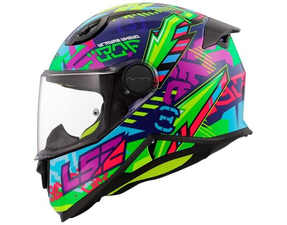 ΠΑΙΔΙΚΟ ΚΡΑΝΟΣ LS2 - FF812 Kid Svent gloss blue/green ΠΑΙΔΙΚΟ ΚΡΑΝΟΣ LS2 - FF812 Kid Svent gloss blue/green