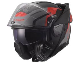 ΚΡΑΝΟΣ ΜΗΧΑΝΗΣ LS2 - Advant II FF910 Glide mat black/grey/red -  ΚΡΑΝΟΣ ΜΗΧΑΝΗΣ LS2 - Advant II FF910 Glide mat black/grey/red -