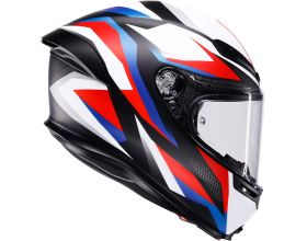 ΚΡΑΝΟΣ ΜΗΧΑΝΗΣ AGV - K6 S E22.06 Timewarp mat black/red/blue -  ΚΡΑΝΟΣ ΜΗΧΑΝΗΣ AGV - K6 S E22.06 Timewarp mat black/red/blue -