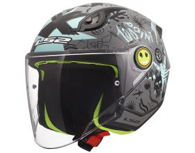 ΠΑΙΔΙΚΟ ΚΡΑΝΟΣ LS2 - Funny II OF622 Scribble ΠΑΙΔΙΚΟ ΚΡΑΝΟΣ LS2 - Funny II OF622 Scribble