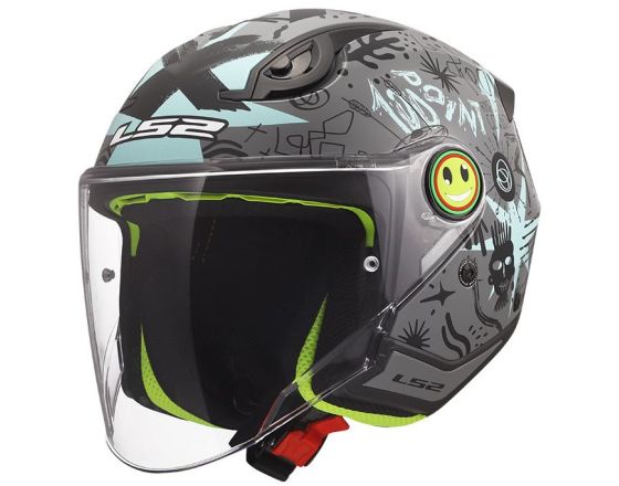 ΠΑΙΔΙΚΟ ΚΡΑΝΟΣ LS2 - Funny II OF622 Scribble ΠΑΙΔΙΚΟ ΚΡΑΝΟΣ LS2 - Funny II OF622 Scribble