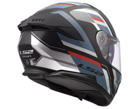 ΚΡΑΝΟΣ ΜΗΧΑΝΗΣ LS2 - FF808 Stream II Vintage mat black/petrol -  ΚΡΑΝΟΣ ΜΗΧΑΝΗΣ LS2 - FF808 Stream II Vintage mat black/petrol -