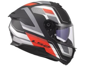 ΚΡΑΝΟΣ ΜΗΧΑΝΗΣ LS2 - FF808 Stream II Vintage mat black/grey/red -  ΚΡΑΝΟΣ ΜΗΧΑΝΗΣ LS2 - FF808 Stream II Vintage mat black/grey/red -