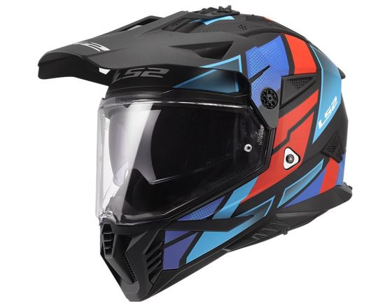 ΚΡΑΝΟΣ ΜΗΧΑΝΗΣ LS2 - MX702 Pioneer II 22.06 Block mat black/grey/blue ΚΡΑΝΟΣ ΜΗΧΑΝΗΣ LS2 - MX702 Pioneer II 22.06 Block mat black/grey/blue