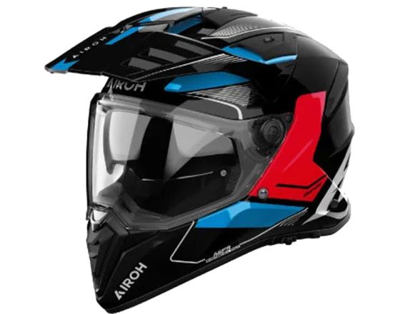 ΚΡΑΝΟΣ ΜΗΧΑΝΗΣ AIROH - Bandit E2206 Tune gloss black/blue/red