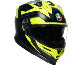 ΚΡΑΝΟΣ ΜΗΧΑΝΗΣ AGV - K7 MPLK E22.06 Glimpse mat black/yellow + Rideet TPMS Pro Δώρο