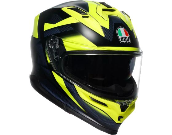 ΚΡΑΝΟΣ ΜΗΧΑΝΗΣ AGV - K7 MPLK E22.06 Glimpse mat black/yellow