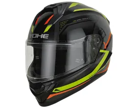 ΚΡΑΝΟΣ ΜΗΧΑΝΗΣ YOHE - FF983 G04 mat black/yellow/red 