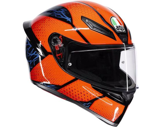 ΚΡΑΝΟΣ ΜΗΧΑΝΗΣ AGV - K1 S E2206 Speedarmor orange/black/blue