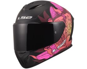 ΚΡΑΝΟΣ ΜΗΧΑΝΗΣ LS2 - Rapid 3 FF820 22.06 Poppies II mat black/pink - 