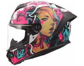 ΚΡΑΝΟΣ ΜΗΧΑΝΗΣ LS2 - Rapid 3 FF820 22.06 Cyberg mat purple/cyan