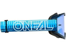 OFF ROAD ΜΑΣΚΑ ONEAL - B-10 Striped V.26 blue/blue mirror - 