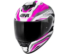 ΚΡΑΝΟΣ ΜΗΧΑΝΗΣ GIVI - 50.X fuchsia/grey/silver + φιμέ ζελατίνα