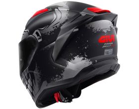 ΚΡΑΝΟΣ ΜΗΧΑΝΗΣ GIVI - 50.Z Skull black/titan/red + φιμέ ζελατίνα - 