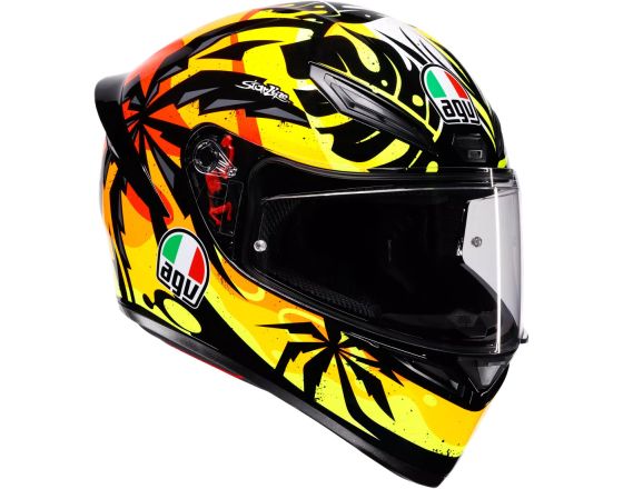 ΚΡΑΝΟΣ ΜΗΧΑΝΗΣ AGV - K1 S E2206 Tropicrush black/orange