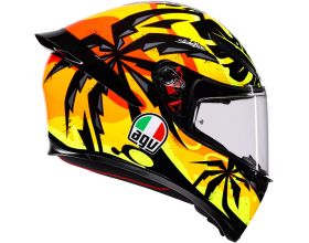 ΚΡΑΝΟΣ ΜΗΧΑΝΗΣ AGV - K1 S E2206 Tropicrush black/orange - 