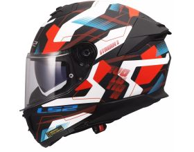 ΚΡΑΝΟΣ ΜΗΧΑΝΗΣ LS2 - FF808 Stream II Mika mat white/blue/red - 