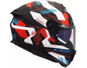 ΚΡΑΝΟΣ ΜΗΧΑΝΗΣ LS2 - FF808 Stream II Mika mat white/blue/red - 