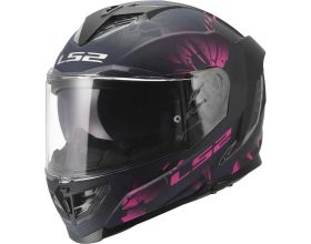 ΚΡΑΝΟΣ ΜΗΧΑΝΗΣ LS2 - FF818 Storm III Burst mat black/pink - 