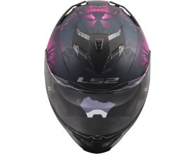 ΚΡΑΝΟΣ ΜΗΧΑΝΗΣ LS2 - FF818 Storm III Burst mat black/pink - 