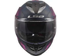 ΚΡΑΝΟΣ ΜΗΧΑΝΗΣ LS2 - FF818 Storm III Burst mat black/pink - 