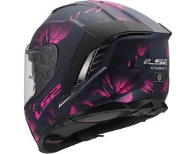 ΚΡΑΝΟΣ ΜΗΧΑΝΗΣ LS2 - FF818 Storm III Burst mat black/pink - 