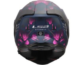 ΚΡΑΝΟΣ ΜΗΧΑΝΗΣ LS2 - FF818 Storm III Burst mat black/pink - 