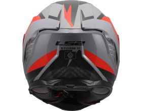 ΚΡΑΝΟΣ ΜΗΧΑΝΗΣ LS2 - FF818 Storm III Dynamo grey/red - 