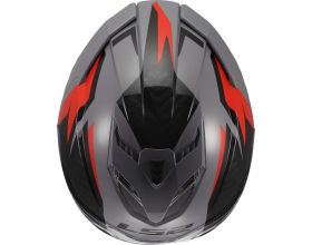 ΚΡΑΝΟΣ ΜΗΧΑΝΗΣ LS2 - FF818 Storm III Dynamo grey/red - 
