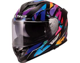 ΚΡΑΝΟΣ ΜΗΧΑΝΗΣ LS2 - FF818 Storm III Kaos black/purple/blue - 