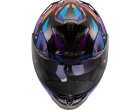 ΚΡΑΝΟΣ ΜΗΧΑΝΗΣ LS2 - FF818 Storm III Kaos black/purple/blue - 