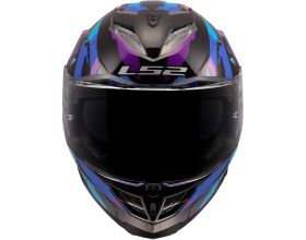ΚΡΑΝΟΣ ΜΗΧΑΝΗΣ LS2 - FF818 Storm III Kaos black/purple/blue - 