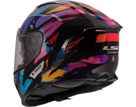 ΚΡΑΝΟΣ ΜΗΧΑΝΗΣ LS2 - FF818 Storm III Kaos black/purple/blue - 