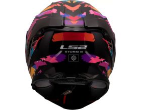 ΚΡΑΝΟΣ ΜΗΧΑΝΗΣ LS2 - FF818 Storm III Kaos black/purple/blue - 