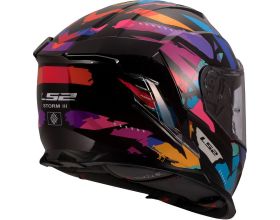 ΚΡΑΝΟΣ ΜΗΧΑΝΗΣ LS2 - FF818 Storm III Kaos black/purple/blue - 