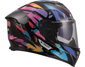 ΚΡΑΝΟΣ ΜΗΧΑΝΗΣ LS2 - FF818 Storm III Kaos black/purple/blue - 