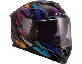 ΚΡΑΝΟΣ ΜΗΧΑΝΗΣ LS2 - FF818 Storm III Kaos black/purple/blue - 
